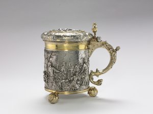 Bierkrug, späte 1600er Jahre