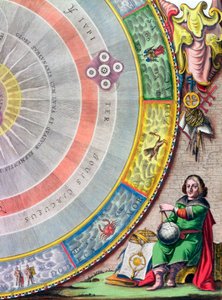 Nikolaus Kopernikus, polnischer Astronom, 1660-1661 von Andreas Cellarius