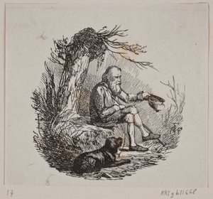 Bettler unter einer Weide von Andreas Flinch