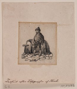 Ein Hirte (?) (nach Lithografie) von Andreas Flinch