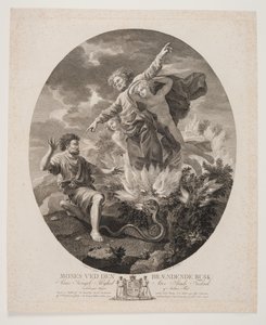 Moses mit dem brennenden Busch
