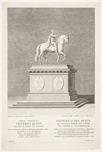 Reiterstatue von Frederik V auf dem Amalienborg Slotsplads