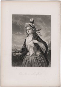 Charlotte von Lengefeld, 1850er von Andreas Johann Fleischmann