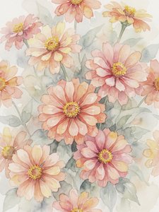 Blush Zinnienblüten von Andreas Magnusson
