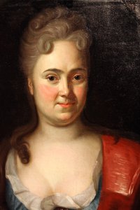 Porträt von Kaiserin Katharina I. 1684-1727, 1712