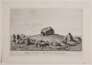 Langdysse bei Lille Rørbæk von Andreas Peter Madsen