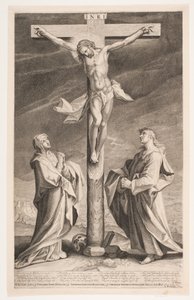 Christus am Kreuz zwischen Maria und Johannes