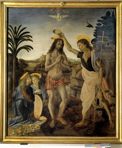 Taufe Christi ca. 1475 - 1478 von Andreea and Vinci Leonardo da Verrocchio
