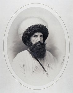 Porträt des Imam Schamil 1797-1871, 1859