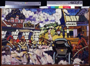 Der Jahrmarkt von Rostow (Rostow am Don) in Russland von Andrei Ivanovich Dmitriev