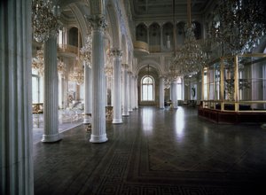 Ansicht des Pavillons des Kleinen Eremitage, entworfen von Andrei Ivanovich Stakenschneider, 1850-1858 von Andrei Ivanovich Stackenschneider