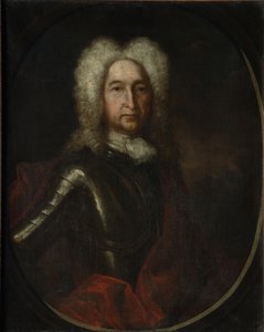 Porträt von Prinz Iwan Alexejewitsch Golizyn, 1658-1729, 1728 von Andrei Matveyevich Matveyev