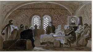 Die Douma zur Zeit der Bojaren von Andrei Petrovich Ryabushkin