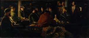 Die Spielzeugarmee von Peter I., 1892 von Andrei Petrovich Ryabushkin