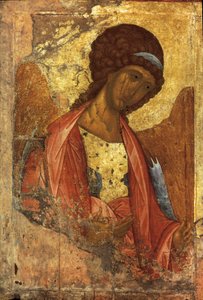 Der Erzengel Michael (russische Ikone), von Andrei Rublev oder Andrej Rubljov, gemalt zwischen 1410 und 1420