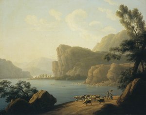 Blick auf den Selenga-Fluss in Sibirien, 1817 von Andrei Yefimovich Martynov