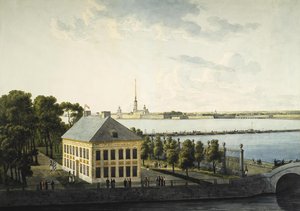 Ansicht des Sommerpalastes von Peter I., 1809