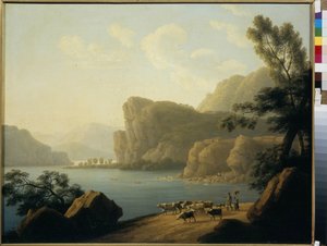 Ansicht des Selenga-Flusses in Sibirien von Andrei Yefimovich Martynov