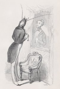 Ein sehr gut dargestelltes Insekt und eine schöne Tänzerin aus Szenen aus dem privaten und öffentlichen..., ca. 1837-47
