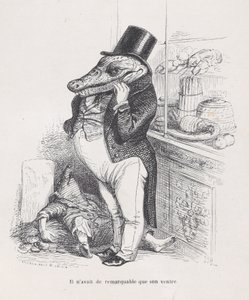Nur sein Bauch war bemerkenswert aus Szenen aus dem privaten und öffentlichen Leben von Anima..., ca. 1837-47