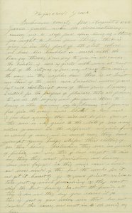 Brief unterzeichnet von Andrew Brownlow, Buchanan County, Mo., an Gouverneur Gamble [Hamilton R. Gamble], 1. August 1862 von Andrew Brownlow