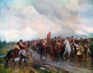 Cromwell bei Dunbar von Andrew Carrick (after) Gow
