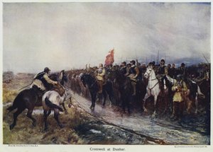 Cromwell bei Dunbar von Andrew Carrick (after) Gow