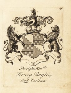 Wappen des hochverehrten Henry Boyle, Lord Carleton von Andrew Johnston