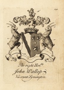 Wappen des Hochwohlgeborenen John Wallop, Viscount Lymington