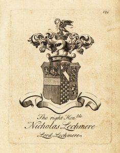 Wappen des Hochwohlgeborenen Nicholas Lechmere, Lord Lechmere von Andrew Johnston