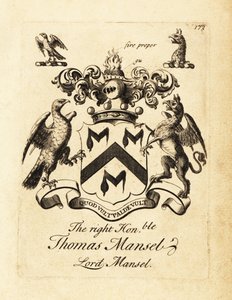 Wappen des hochverehrten Thomas Mansel, Lord Mansel von Andrew Johnston