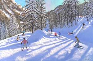 Weihnachten in Tignes, Frankreich, 2022 von Andrew Macara