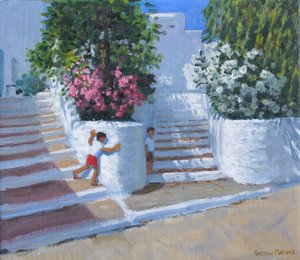 Verstecken, Adamas, Milos, Griechenland, 2023 von Andrew Macara