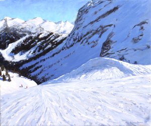 Ins Tal, Courchevel, Frankreich von Andrew Macara