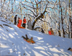 Schlittenfahren von Andrew Macara