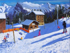 Die Eisbahn, Samoens, Frankreich, 2022 von Andrew Macara