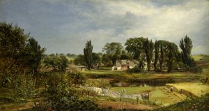 Long Island Homestead, Studie aus der Natur