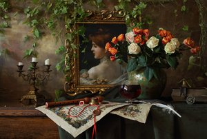 Romantisches Stillleben-Porträt von Andrey Morozov