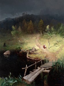 Vor dem Sturm (1918) von Andrey Nikolayevich Shilder