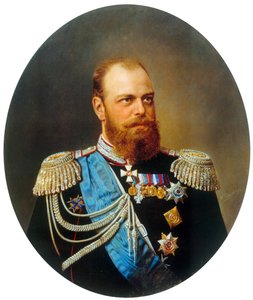 Porträt des Kaisers Alexander III., 1845-1894, 19. Jahrhundert von Andrey Nikolayevich Shilder