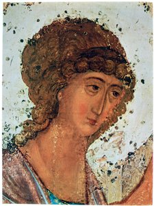 Die Dreifaltigkeit von Roublev (Detail) von Andrey Rublyov