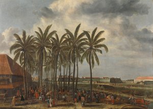 Das Schloss von Batavia von Andries Beeckman