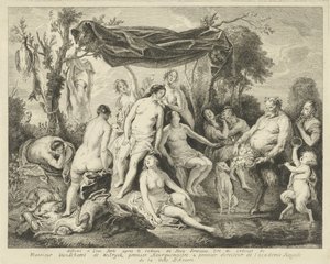 Badende Diana und Silenus