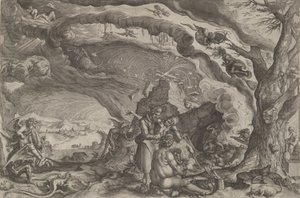 Hexen bereiten sich auf den Sabbat vor, ca. 1610 von Andries Stock