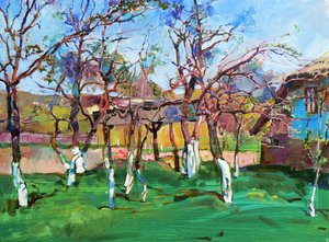Lebendiger Frühlingsgarten von Andrii Kutsachenko