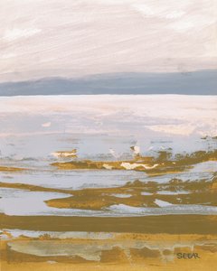 Serene abstrakte Landschaft von Angela Seear