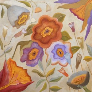 Bunte Botanische Harmonie von Angeles M. Pomata