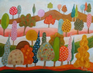 Verspielte Baumlandschaft