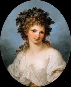 Selbstporträt als Bacchantin von Angelica Kauffmann