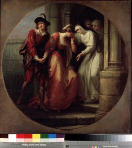 Die Trennung von Abelard von Angelica Kauffmann